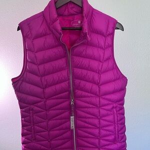 Tangerine Fuchsia Outerwear Puffer Vest